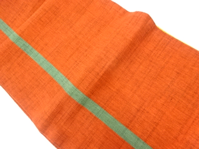 JAPANESE FUKURO OBI / TSUMUGI / WOVEN STRIPE